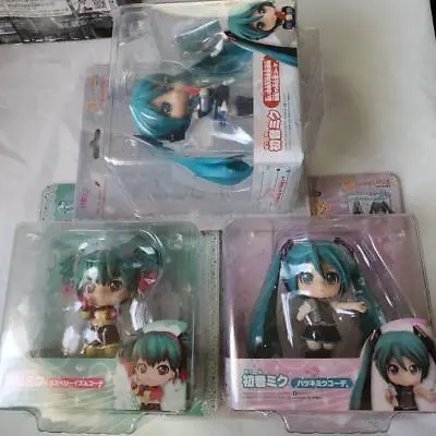 Hatsune Miku Figure Lot Of 3 Nendoroid Good Smile Company Raspberry Ism Girls   • $119.70