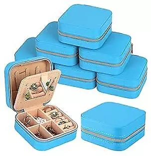  6 Pcs Travel Jewelry Case Jewelry Travel Organizer Mini Jewelry Box Blue • $24.66