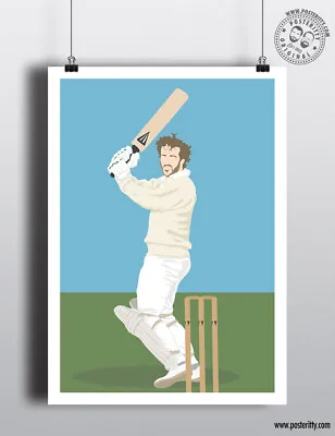 IAN BOTHAM 1981 Minimal Cricket Icon Minimalist Sport Poster Print Posteritty • £4.50