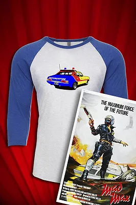 Mad Max V8  Interceptor Vintage Hot Rod T-SHIRT FREE SHIP USA • $21.99