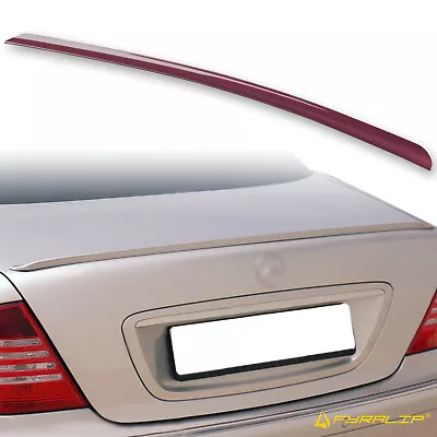 Fyralip Y22 Painted 567 Red Trunk Lip Spoiler For Mercedes-Benz S Class W220 • $77.56