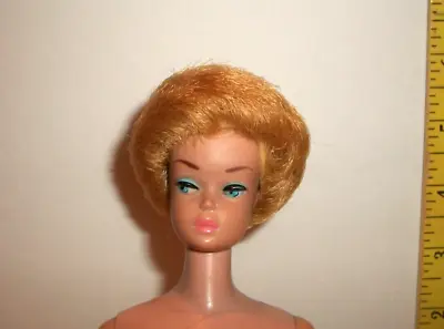 Vintage Miss Barbie Tight Swirl Short Blonde Fashion Queen Wig Only No Doll! M3 • $9.99