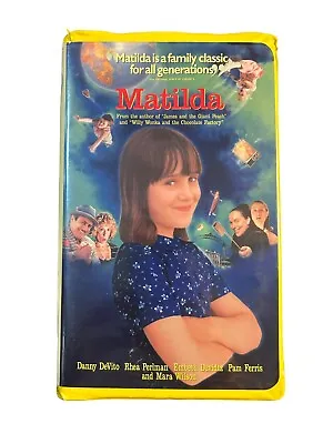 Matilda VHS 1996 Clam Shell Danny DeVito Rhea Perlman • $10.99