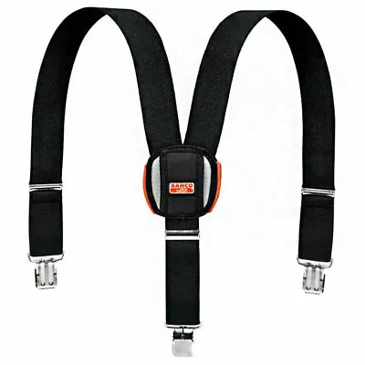 £18.60 • Buy Bahco Work Braces Black Padded Adjustable Heavy Duty Trouser Clips Work Braces