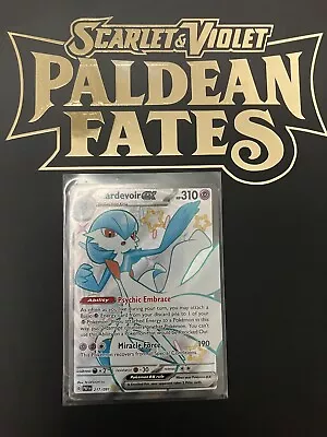 Gardevoir Ex 217/091 Paldean Fates Shiny Full Art Ultra Rare Pokemon TCG Card • $11