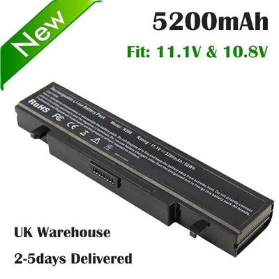 £16.55 • Buy Laptop Battery For Samsung R428 R519 R522 R580 R780 R730 R720 R718 R620 5200mAh