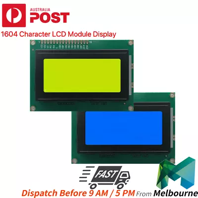 $18.99 • Buy 1604 16X4 LCD Display 5V IIC/I2C Interface Module For Arduino AU