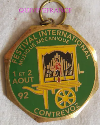 MED11390 - Medal Festival International Of Mechanical Music 1992 Contrevoz • $28.37