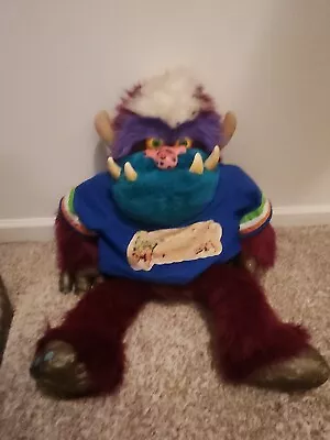 Vintage 1986 My Pet Football Monster Plush Stuffed Animal Toy (No Helmet) • $120