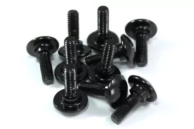 £9.99 • Buy Black Aluminium M5 X 16mm 3mm Shoulder Fairing Screen Screws For Honda Suzuki