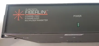 Pure Digital Fiberlink 4 Channel Video/8 Channel Audio Multiplexer Transmitter  • $799