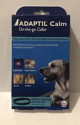 Adaptil Calm On The Go Collar | M/L  Dogs | 4 Weeks  Adjustable | Expiry 05/2025 • £14.99