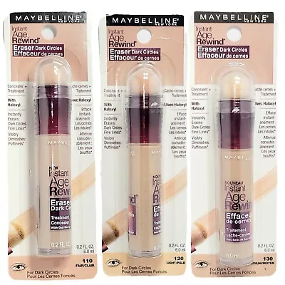 MAYBELLINE INSTANT AGE REWIND ERASER MULTI-USE CONCEALER 3 Colors Available  • $13.99