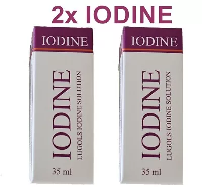 Lugols Iodine 35ml X2 • $23.95