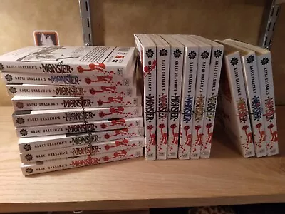 Monster Complete English Mangaset Full Series Volumes 1-18 Singles Naoki Urasawa • $330
