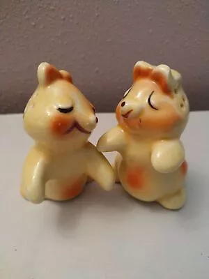 1950's Bunny Hug Van Tellingen Salt & Pepper Shakers • $17