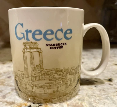 $39.99 • Buy Starbucks Greece Mug 16oz 2012 Global Icon Collector Series New In Box!