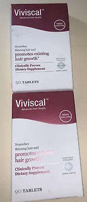 Viviscal Hair Growth Supplement For Women 180 Tablets | 2 Boxes | Exp 09/2024 • $67.99