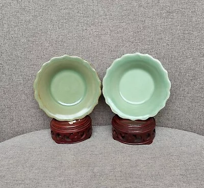 A Pair Of'Longquan'celadon-glazed Fruted DishesMing Dynasty • $1250