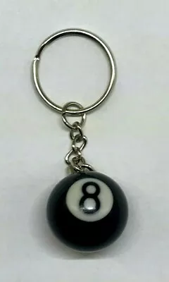 (5 Pack) 8-Ball Billiard Pool Ball Key Chain • $14