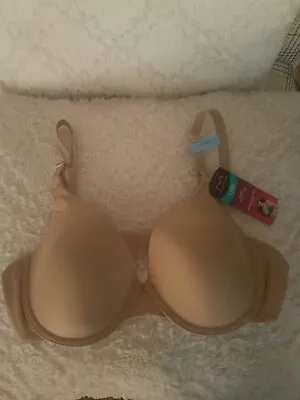 Women's Maidenform Lightly Lined 4 Way Stretch Cup - Size 38 C Beige NEW $ 38.00 • $15.99