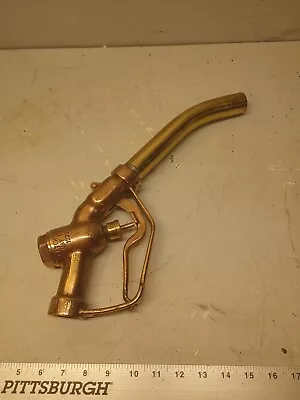 Rare! Vintage  Early Polished Brass Buckeye Gas Pump 1926  Mirror Shine!  • $475