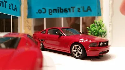 AutoArt SLOT Car 1:32 2005 FORD MUSTANG GT Lighting Lamps New RED FIRE 13052 • $41.36
