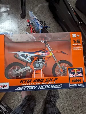 Jeffrey Herlings 1/6 Dirtbike • $44