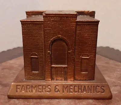 $45 • Buy Farmers & Merchants Savings Souvenir Building Promo Bank (Banthrico Mid-Century)