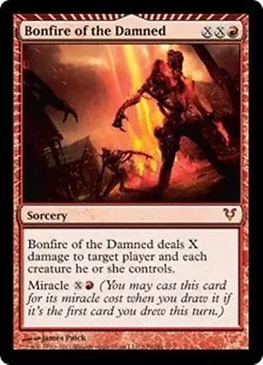 MTG - BONFIRE OF THE DAMNED - Avacyn Restored (M) • $3.26