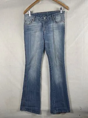 7 For All Mankind Womens Lo-Rise Dojo Bootcut Jeans 28 MSRP $198 • $23.50