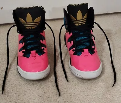 ADIDAS GLC ULTPOP/ULTPOP/BLACK PINK GOLD SIZE 9 (Q32922) Missy Elliott  • $55