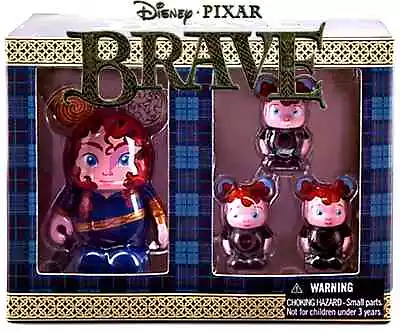 Exclusive Disney Brave Vinylmation Figure Set Merida Bear Triplets Retired RARE • $31.96