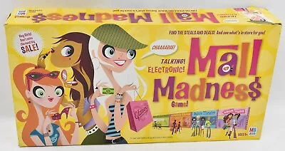 Electronic Mall Madness Board Game Milton Bradley 2004 Near Complete Works • $24.99