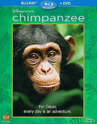 Chimpanzee (Blu-ray/DVD 2012 2-Disc Set Nature Documentary) • $8.25