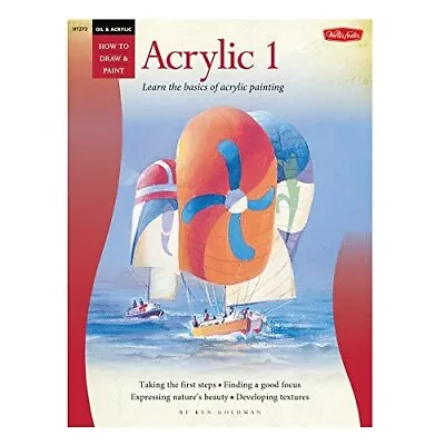 ACRYLIC 1 - How To Draw & Paint Learn The Basics Of Acrylic Pai • £3.46