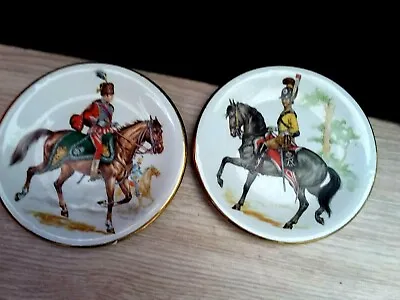 Rare Collectible Porcelain Plate Pall Mall Ware Officer Riding Horse England • £16