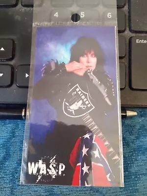 W.A.S.P. / BLACKIE LAWLESS Metal Band STICKER - RARE - MINT CONDITION - WASP • $4.99