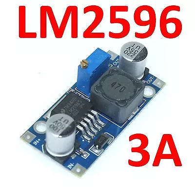 $0.99 • Buy 1X LM2596 DC-DC Adjustable Buck Converter Step Down Module 1.23-30V