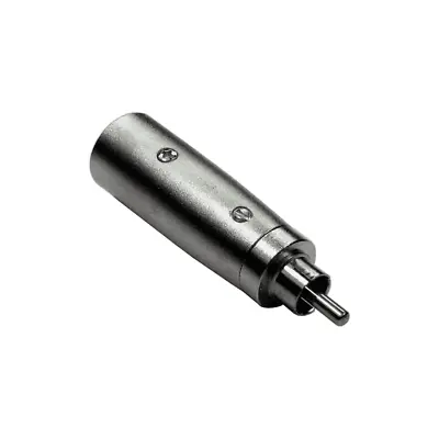 XLR To RCA Adapter 3 Pin Male To M Phono Audio Microphone Mic Mixer Converter • £2.89