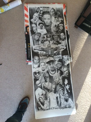 £40 • Buy Rare Golden Era Rap/hip Hop Poster 2pac Eminem Jay-Z Dr Dre Biggie Ice T Outkast