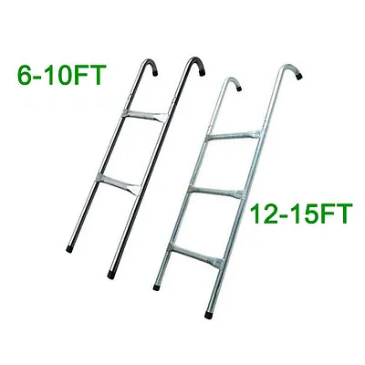 £15.99 • Buy 8 10 12 13 14 15 Ft Trampoline Replacement 2 3 Steps Ladder Outdoor Sport