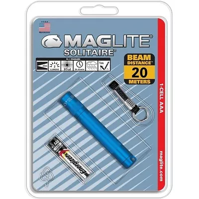 Maglite K3A116 Blue Solitaire Incandescent AAA Cell Flashlight • $12.85