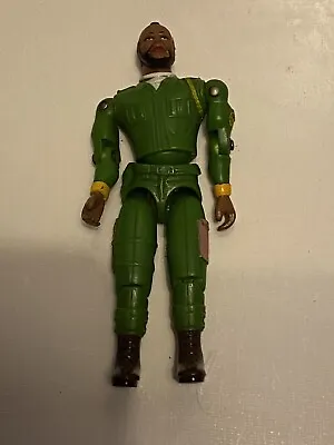 The A-Team Vintage 1983 BA Baracus Mr T Green Uniform Action Figure 3.75  -4- • $20