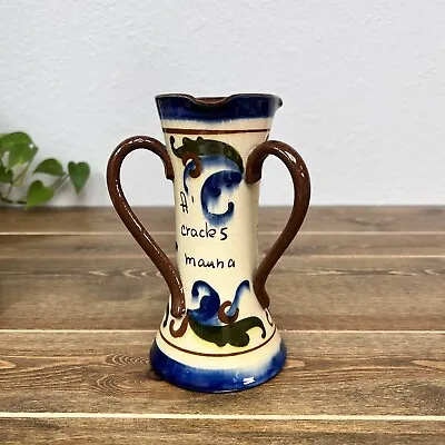 Pottery TORQUAY 3 HANDLED VASE MOTTO WARE Home Decor Vase • $77.44