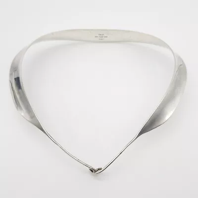 Vivianna Torun 160 Georg Jensen 925 Sterling Silver Neck Collar For Drop Pendant • $1435.04