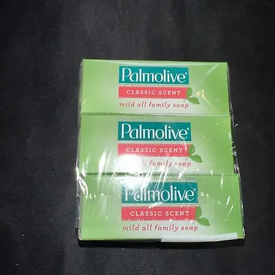 Palmolive Classic Scent Soap 3.2 Oz Bars ( 3 Bar Pack ) - FACTORY SEALED • £7.72