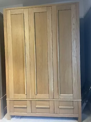 £100 • Buy Marks And Spencer -M&S - Sonoma Light Oak Triple Wardrobe (3 Draw).