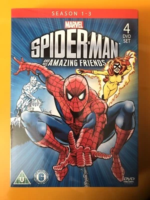 £29.95 • Buy New Sealed DVD Box Set SPIDERMAN AND HIS AMAZING FRIENDS * Season / Series 1-3