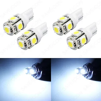 4 X Xenon White LED License Plate Light Bulbs 168 194 2825 T10 W5W For Chevrolet • $6.99